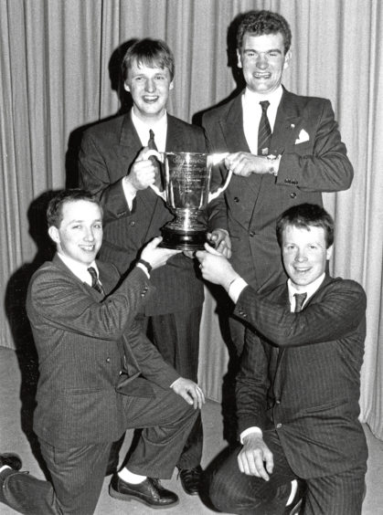 1992: Harray Young Farmers’ Club talked its way to victory in the Scottish Young Farmers’ annual national speechmaking competition