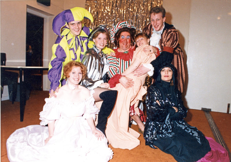 1991: Cast members from  an Attic Theatre production pose for the camera