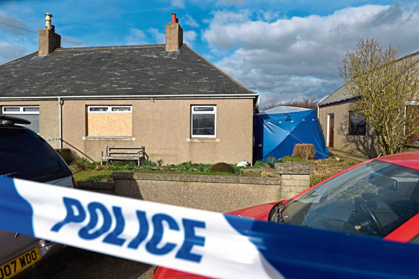 Brian McKandie's home in 2016, soon after he was murdered.