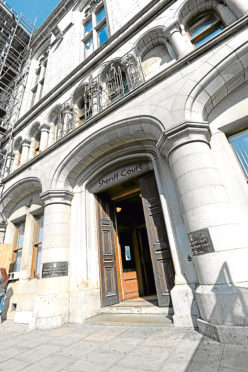 The case was heard at Aberdeen Sheriff Court
