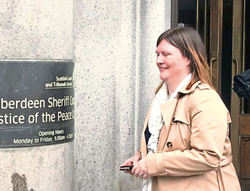 Jacqueline McKay, or Williams, appeared at Aberdeen Sheriff Court