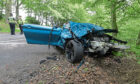Corey McAlpine lost control of his BMW M2 on a series of bends. Image: DC Thomson