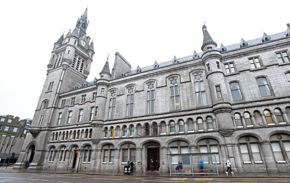 Aberdeen Town House and Aberdeen Sheriff Court, Union Street, Aberdeen. Picture: Darrell Benns/DCT Media