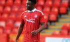 Dons youth player David Dangana is alleged to have been the victim of an attempt to rob him at knifepoint