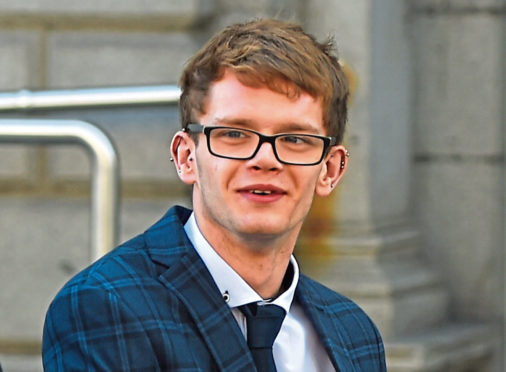 Cameron Brownie, 23, was handed a 12-month supervision order in addition to 60 hours of unpaid work