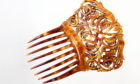 Ornate fretwork back comb, dating from about 1890
