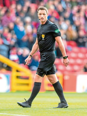 Referee Steven McLean