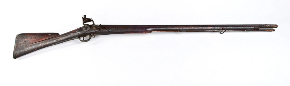 A ‘Brown Bess’ musket, used by the Aberdeen Volunteers, c1750s-1790s Aberdeen City Council (Museums & Galleries collections)