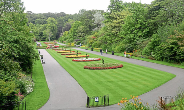 Seaton Park has been named as Scotland's Favourite Park. Picture by Kath Flannery/DC Thomson