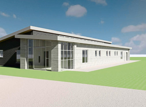 An artist’s impression of the planned nursery, which will be built in the grounds of Kirkhill Primary School
