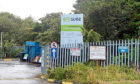 The Dyce recycling centre