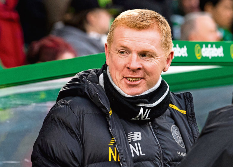 Neil Lennon during his time in charge of Celtic. 
