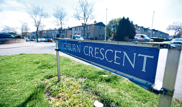 Two men have appeared in court  after an incident in Marchburn Crescent