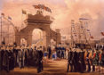 The Landing of her Majesty Queen Victoria at Aberdeen by John Harris (1849)