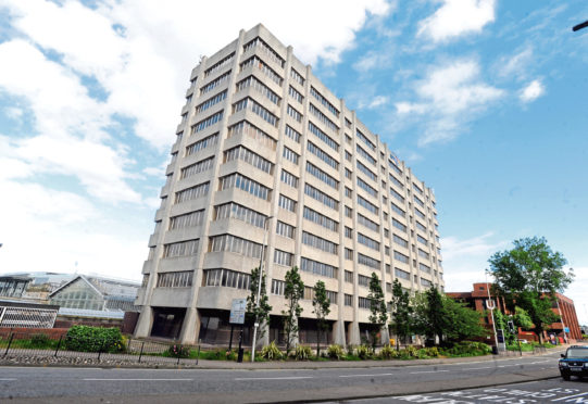 The BT building in Aberdeen