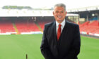 Aberdeen chairman Dave Cormack at Pittodrie.