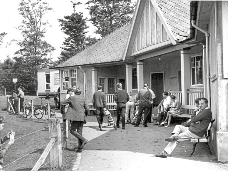 1968: It was an easy day at Hazlehead when this picture was taken as golfers wait their turn to tee-off.