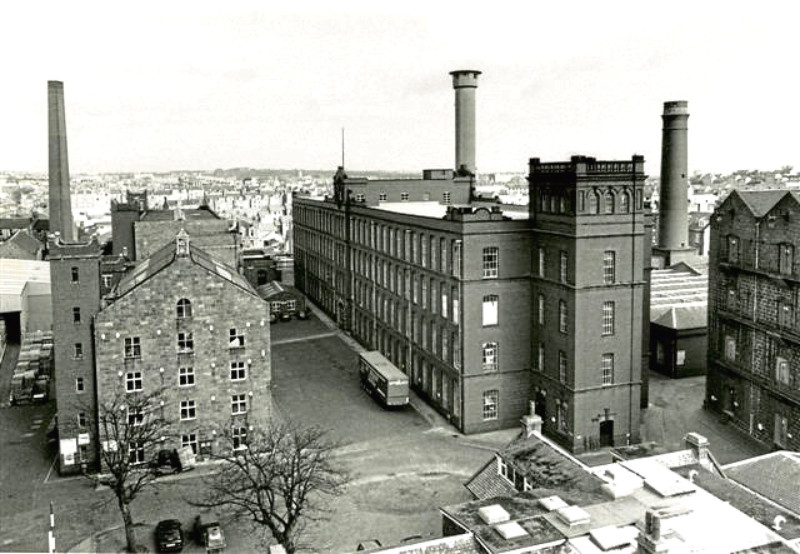 1995: View North from Roof of Broadford Works Store, Looking Over Works. Aberdeen Art Gallery & Museums