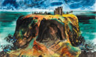 Dunnottar Castle by John Piper