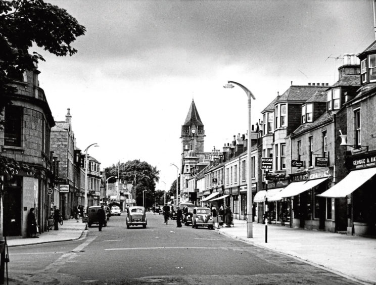 1968: This is how Banchory looked in the late 1960s ... with far fewer cars driving along High Street in the Aberdeenshire town.