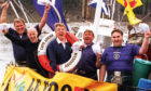 Gordon Murray, Danny Couper, George Hosie, Ally Gunn and Bob Craig set sail for France 98