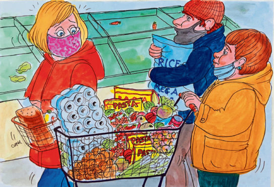 I was shocked to see people panic buying again – especially when it comes to fresh veggies