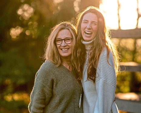 From left, Ursula George and her daughter Hannah. Pictures by Simone Smith Photography and Aboyne Photographics.