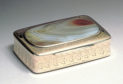 Presentation Gold Snuff Box with Agate Cover made by James Erskine
