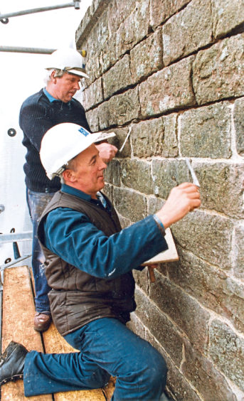 1983: These two men are working to preserve a beautiful and historic piece of North-east heritage.