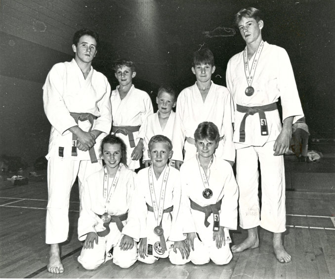 1990 - This team won five medals between them at the Scottish Junior Championships in Edinburgh