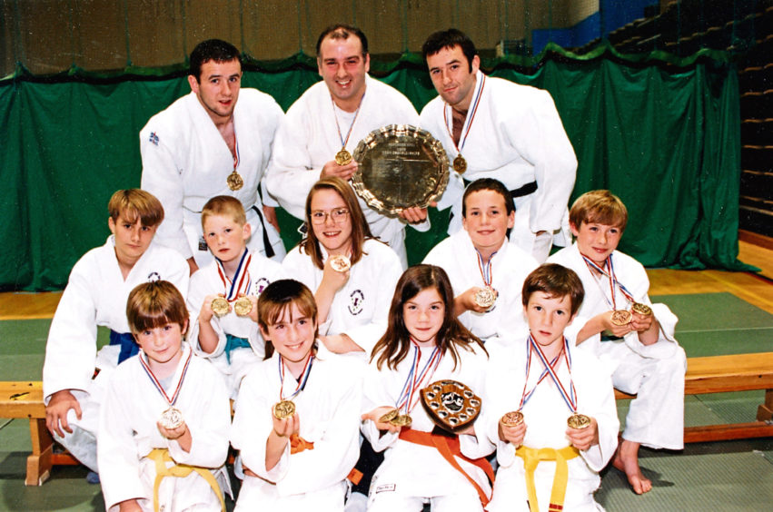 1994 - Winners from the two-day open championship hosted by Aberdeen Judo Club at Linksfield