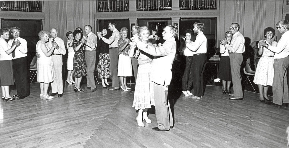 1986: Leading some of the North-east dance enthusiasts during the workshop in the Cowdray Hall is Neville Campbell.
