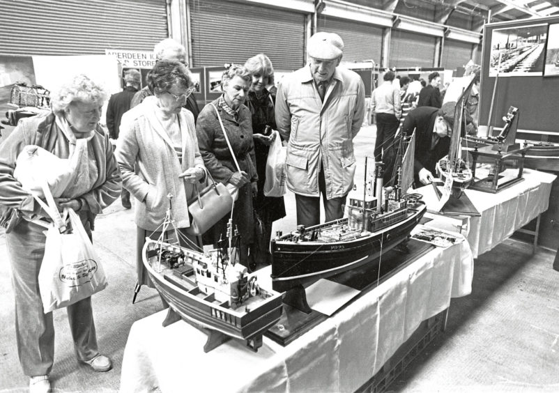 1987 - Fishing boats through the ages – the display of model  boats attracted considerable attention from visitors