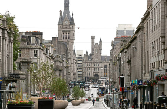 Union Street in Aberdeen