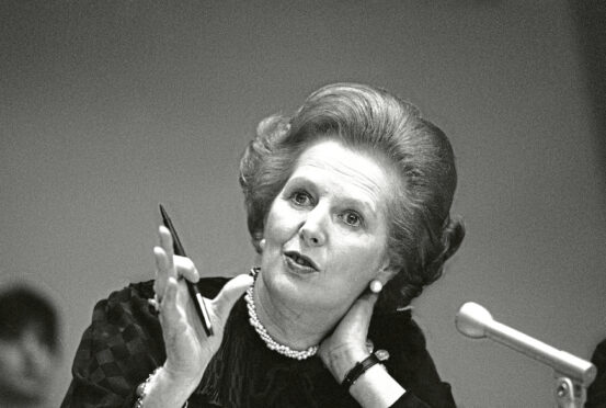 The late former Prime Minister Margaret Thatcher