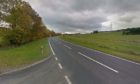 Emergency services were called to the scene on the A96, south of Keith near the Blackhillock junction. Photo: Google Maps