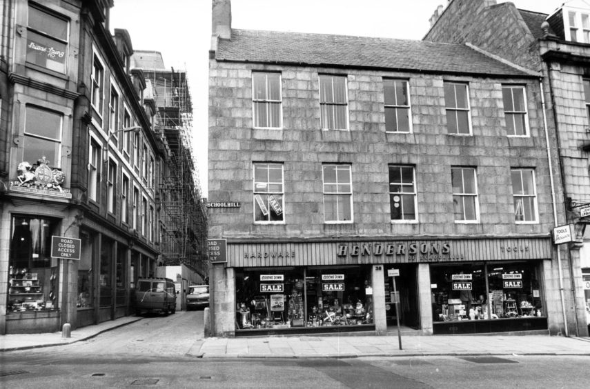Things have changed in Aberdeen's Holburn Street since this picture was taken in 1979, and not just the shops and businesses along the busy route. Note the line of cars parked in what is now the bus lane.