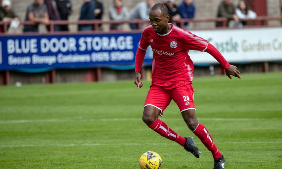 Brechin City forward Julian Wade