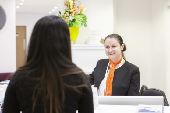 Women in ROC Women's health clinic, a private breast cancer clinic in Aberdeen