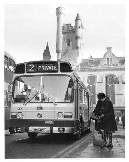 1973: From early 1973 three singledecker Leyland National buses were introduced to the city's transport system.