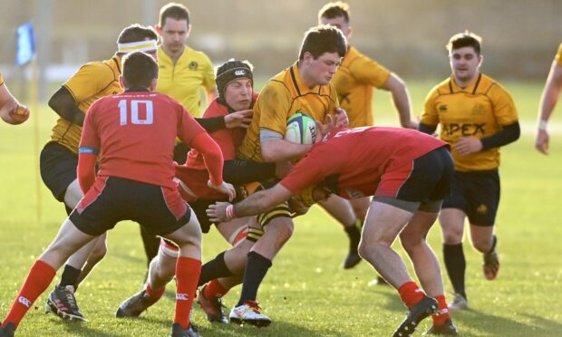 Gordonians on the rugby pitch.