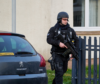 Armed police in Elgin on Wednesday night