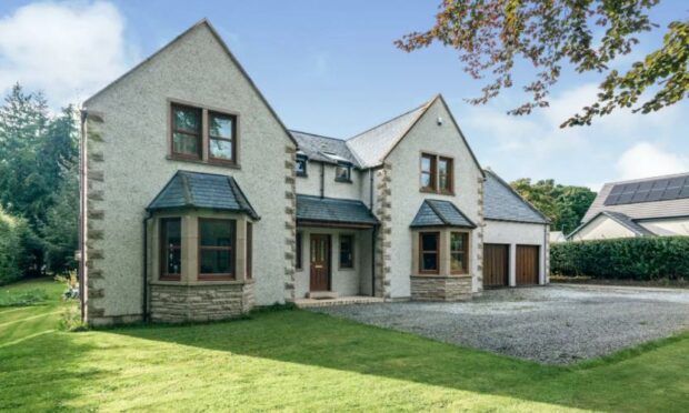 Copper Beeches, Ardgilzean, Elgin, is an impressive family home.