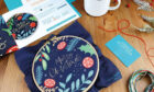 Start a rewarding Embroidery project this winter.