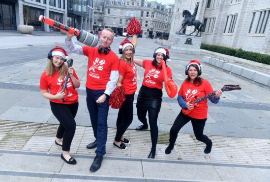 Friends of Anchor is Backing the Bid after benefiting from Aberdeen Inspired's silent discos as the 2019 Christmas Village