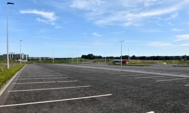 Craibstone Park and Ride, Dyce, Aberdeen. Picture by Darrell Benns/DCT Media