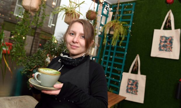 Bonobo Cafe's inclusive ethos welcomes all to try its tasty vegan dishes. Pictured is managing director Claire Sweeney.