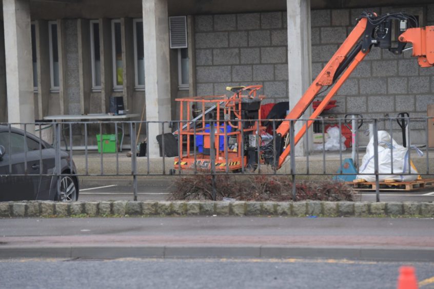 Tetris being filmed in Aberdeen