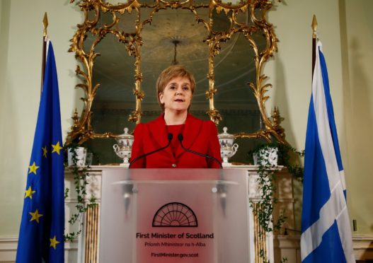 Nicola Sturgeon said there could be a second independence referendum.