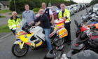 health service:  Bikers in Grampian could transport blood and samples.